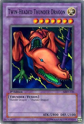 Twin-Headed Thunder Dragon [MRD-120] Super Rare | Good Games Morley
