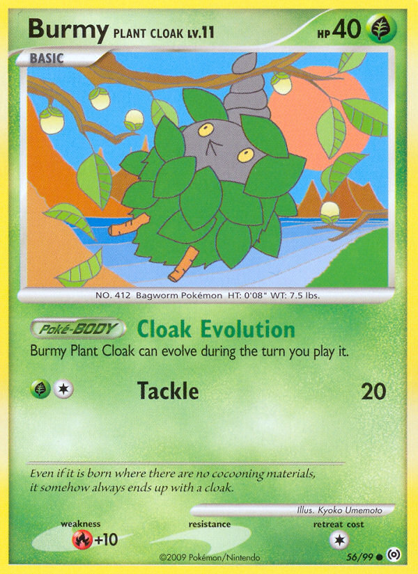 Burmy Plant Cloak (56/99) [Platinum: Arceus] | Good Games Morley