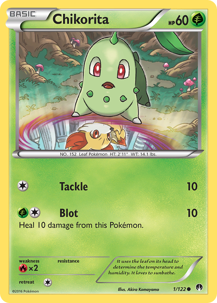 Chikorita (1/122) [XY: BREAKpoint] | Good Games Morley