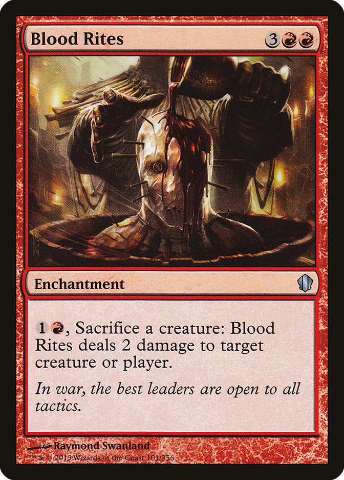 Blood Rites [Commander 2013] | Good Games Morley