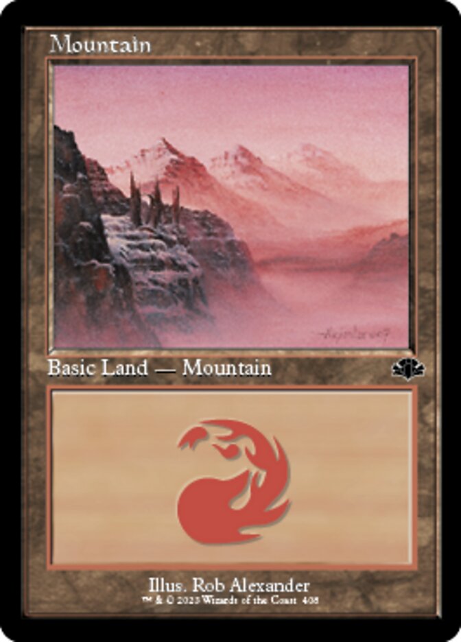 Mountain (408) (Retro) [Dominaria Remastered] | Good Games Morley