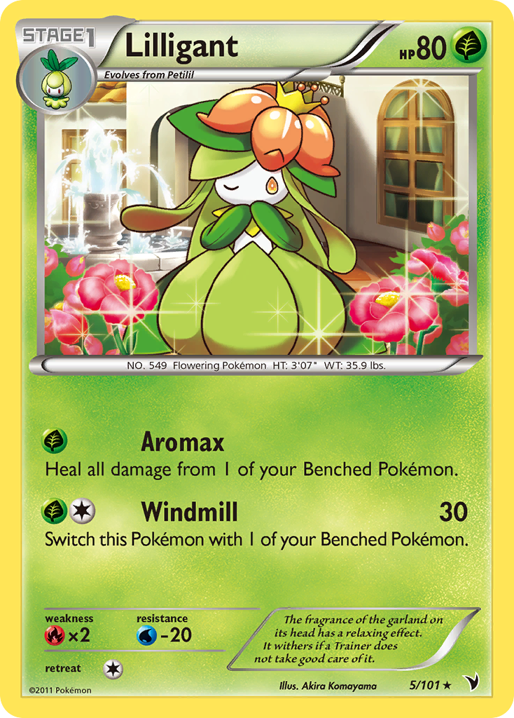 Lilligant (5/101) [Black & White: Noble Victories] | Good Games Morley