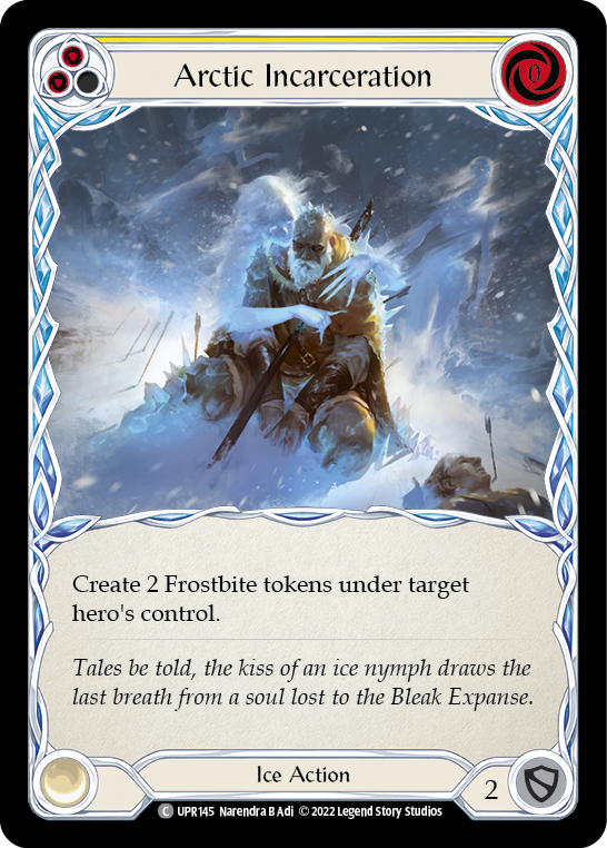 Arctic Incarceration (Yellow) [UPR145] (Uprising)  Rainbow Foil | Good Games Morley