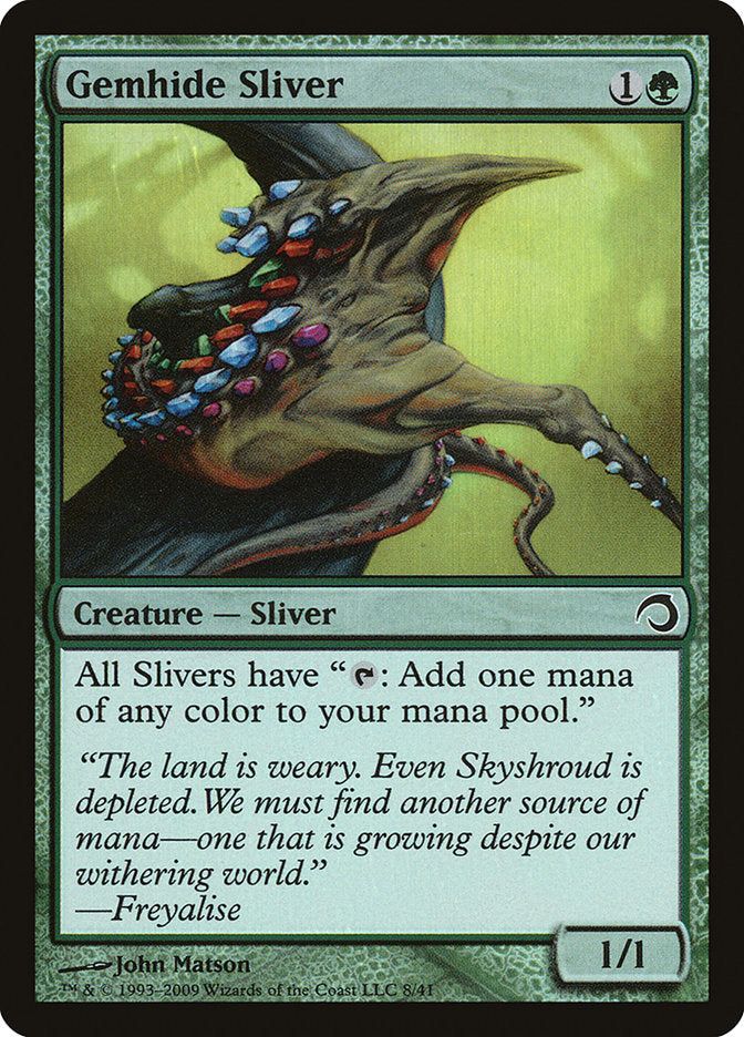 Gemhide Sliver [Premium Deck Series: Slivers] | Good Games Morley