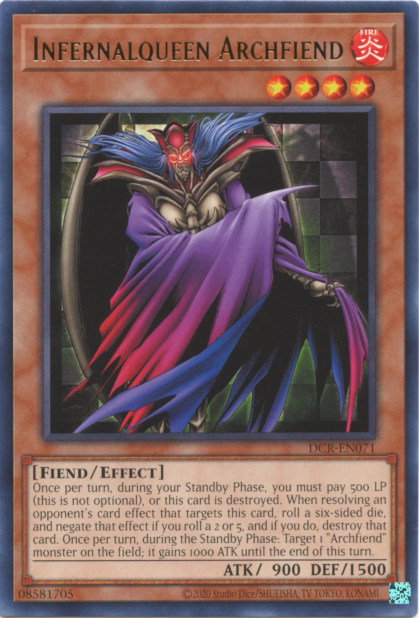 Infernalqueen Archfiend (25th Anniversary) [DCR-EN071] Rare | Good Games Morley