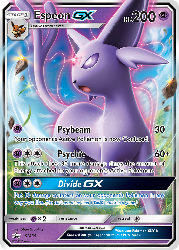 Espeon GX (SM35) [Sun & Moon: Black Star Promos] | Good Games Morley