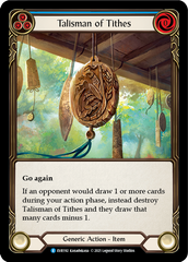 Talisman of Tithes [EVR192] (Everfest)  1st Edition Cold Foil | Good Games Morley