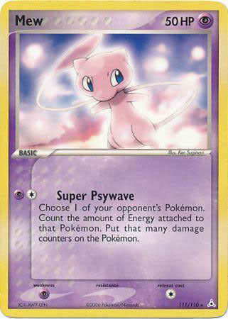 Mew (111/110) (Non Holo DVD Promo) [EX: Holon Phantoms] | Good Games Morley