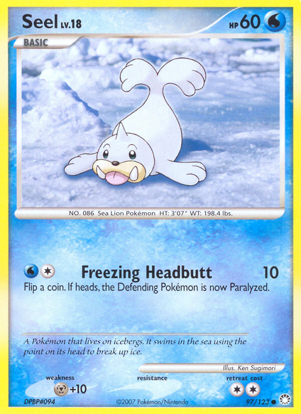 Seel (97/123) [Diamond & Pearl: Mysterious Treasures] | Good Games Morley