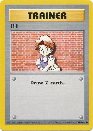 Bill (91/102) [Base Set Shadowless Unlimited] | Good Games Morley