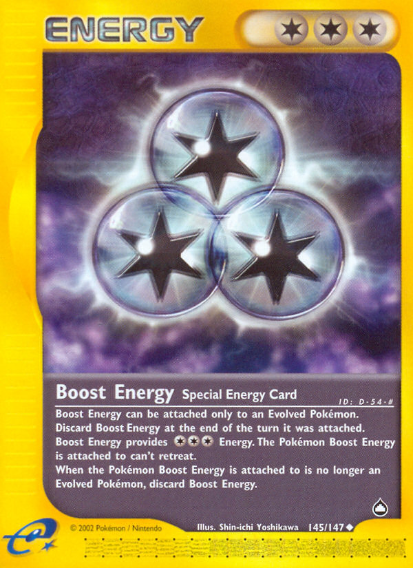Boost Energy (145/147) [Aquapolis] | Good Games Morley