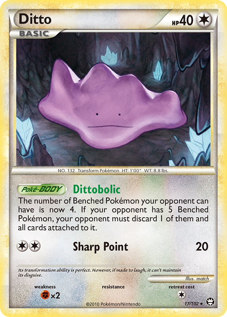 Ditto (17/102) [HeartGold & SoulSilver: Triumphant] | Good Games Morley
