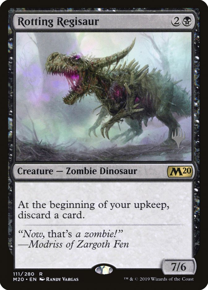 Rotting Regisaur (Promo Pack) [Core Set 2020 Promos] | Good Games Morley