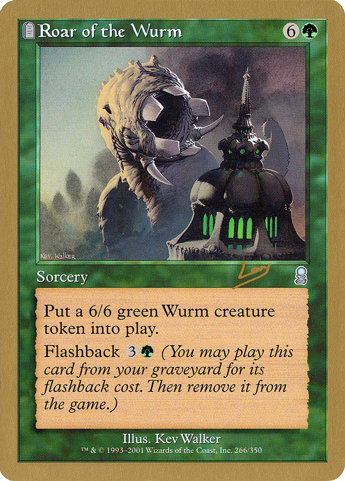 Roar of the Wurm (Raphael Levy) [World Championship Decks 2002] | Good Games Morley