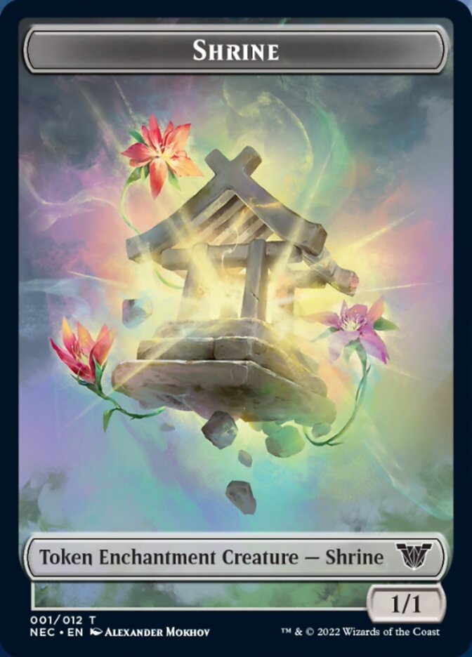 Shrine Token [Kamigawa: Neon Dynasty Commander Tokens] | Good Games Morley