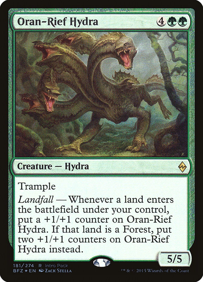 Oran-Rief Hydra (Intro Pack) [Battle for Zendikar Promos] | Good Games Morley
