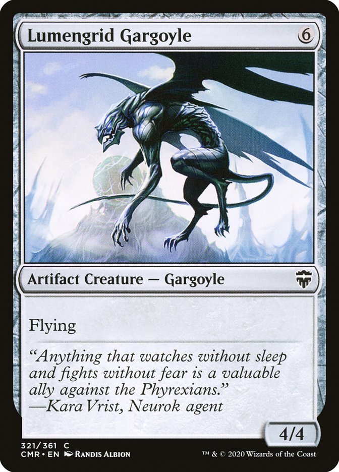 Lumengrid Gargoyle [Commander Legends] | Good Games Morley