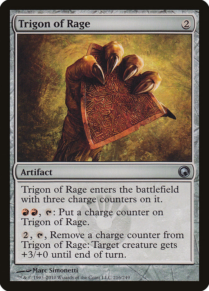 Trigon of Rage [Scars of Mirrodin] | Good Games Morley