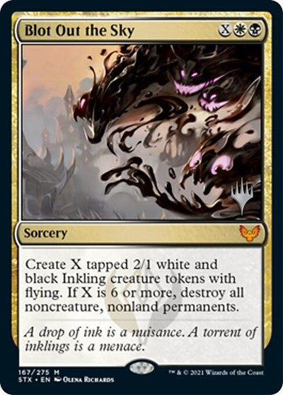 Blot Out the Sky (Promo Pack) [Strixhaven: School of Mages Promos] | Good Games Morley