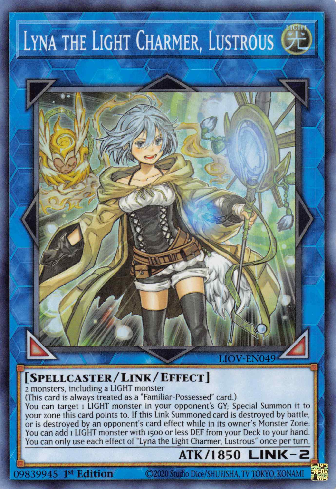 Lyna the Light Charmer, Lustrous [LIOV-EN049] Starlight Rare | Good Games Morley
