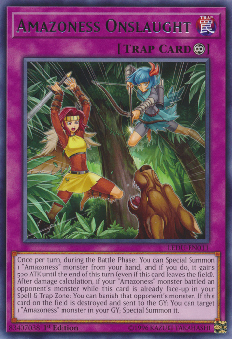 Amazoness Onslaught [LEDU-EN011] Rare | Good Games Morley