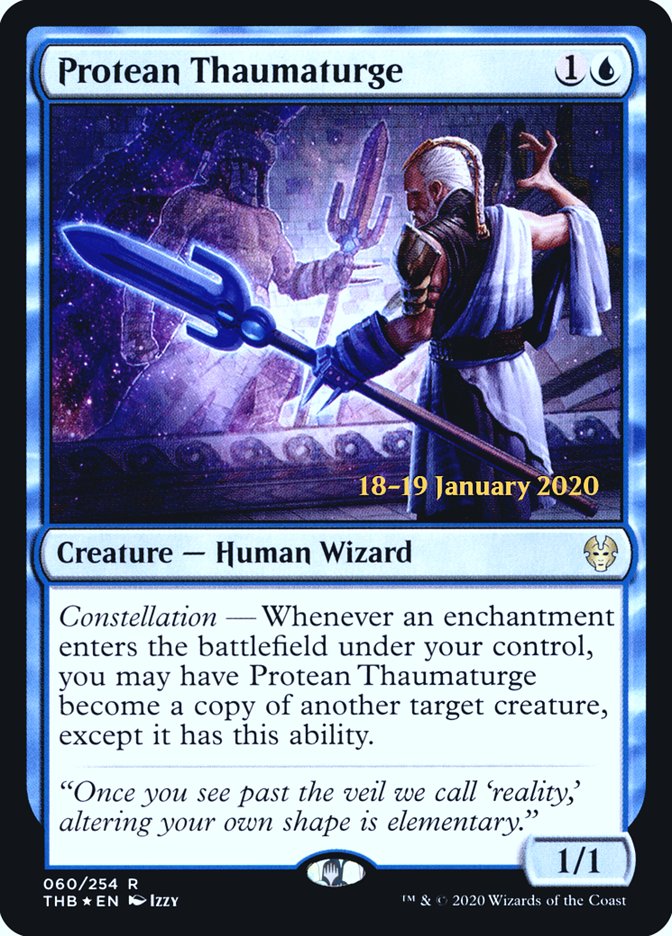 Protean Thaumaturge [Theros Beyond Death Prerelease Promos] | Good Games Morley