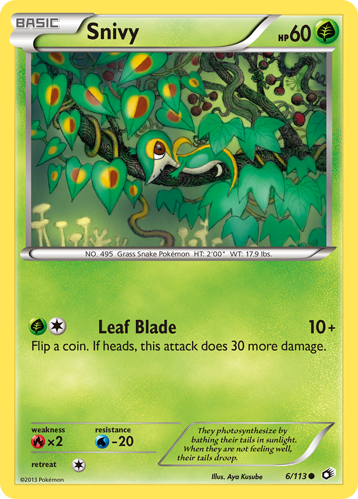 Snivy (6/113) [Black & White: Legendary Treasures] | Good Games Morley