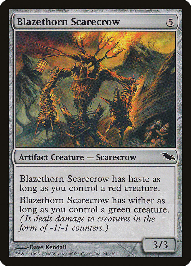 Blazethorn Scarecrow [Shadowmoor] | Good Games Morley