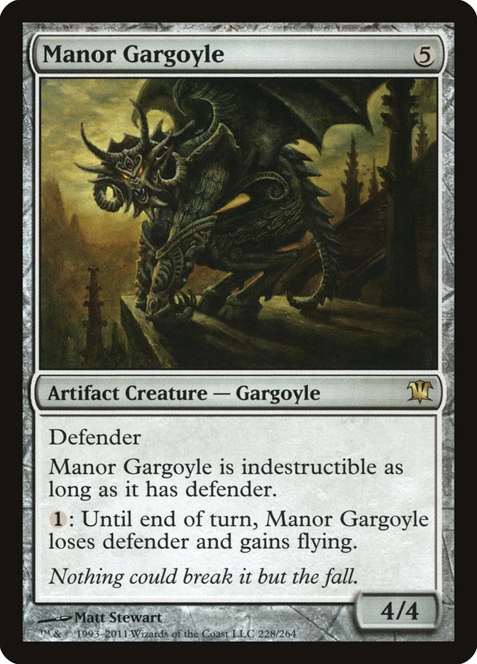 Manor Gargoyle [Innistrad] | Good Games Morley