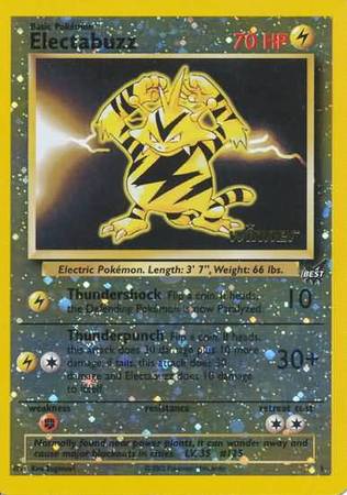 Electabuzz (1) (Winner) [Best of Promos] | Good Games Morley