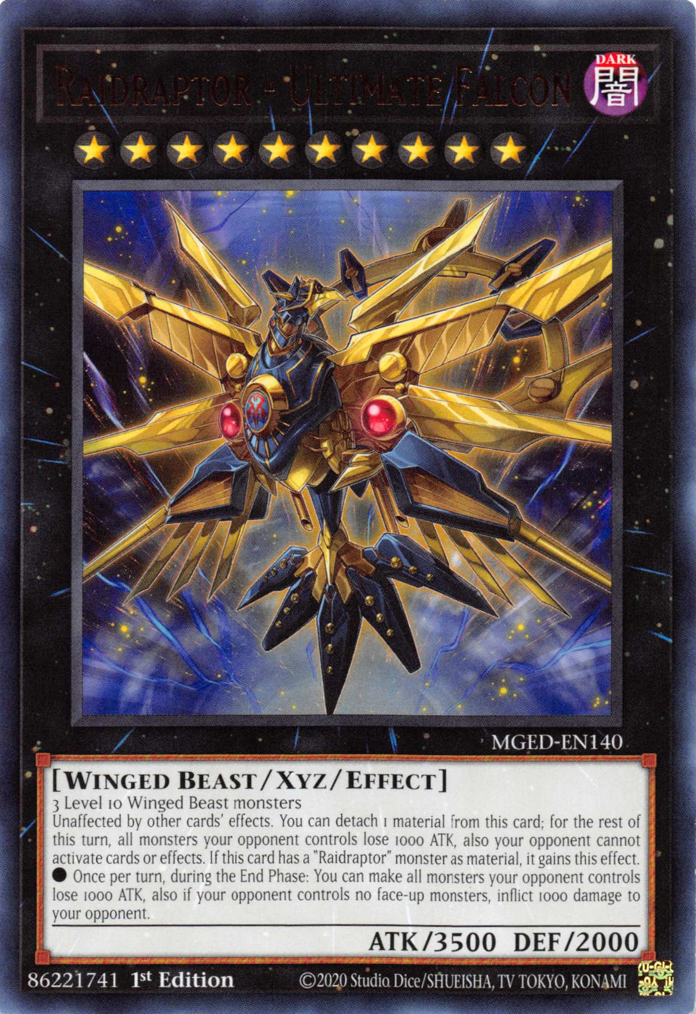 Raidraptor - Ultimate Falcon [MGED-EN140] Rare | Good Games Morley