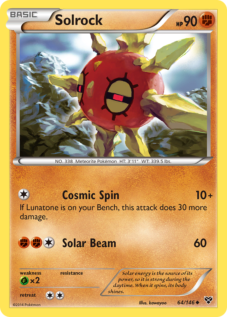 Solrock (64/146) [XY: Base Set] | Good Games Morley