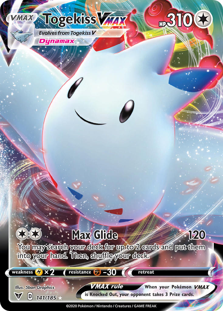 Togekiss VMAX (141/185) [Sword & Shield: Vivid Voltage] | Good Games Morley