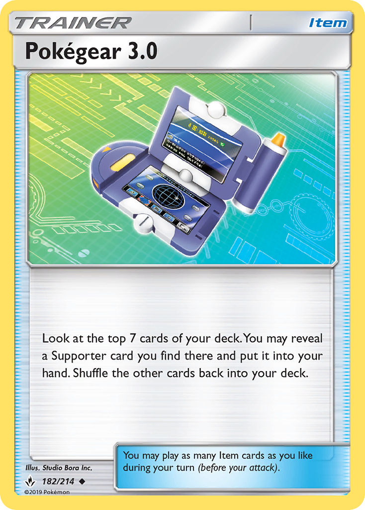 Pokegear 3.0 (182/214) [Sun & Moon: Unbroken Bonds] | Good Games Morley