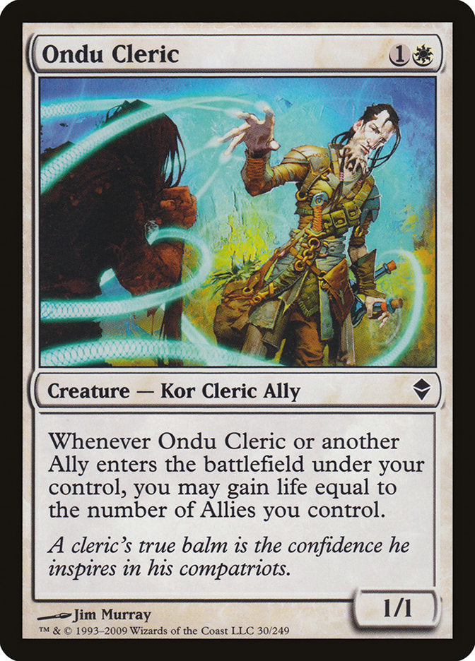 Ondu Cleric [Zendikar] | Good Games Morley