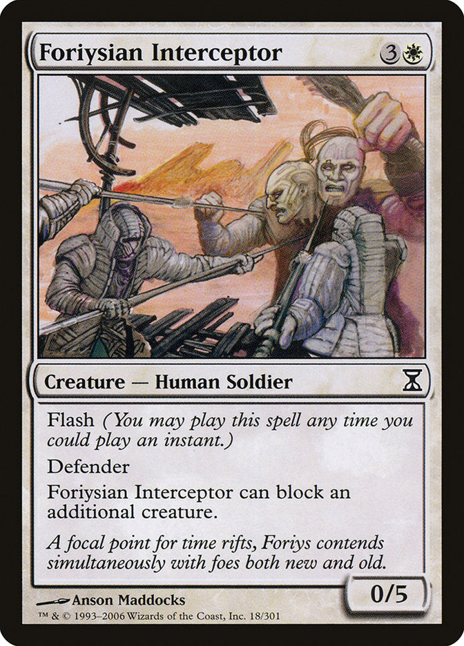 Foriysian Interceptor [Time Spiral] | Good Games Morley