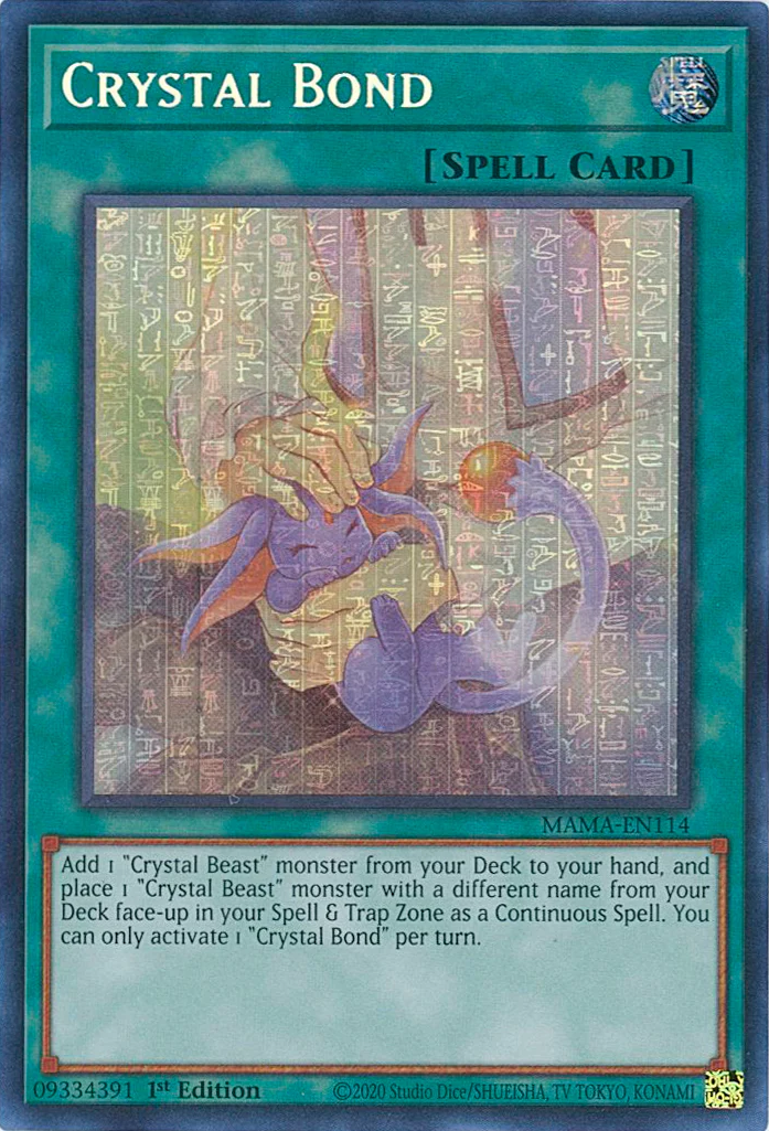 Crystal Bond [MAMA-EN114] Ultra Pharaoh's Rare | Good Games Morley