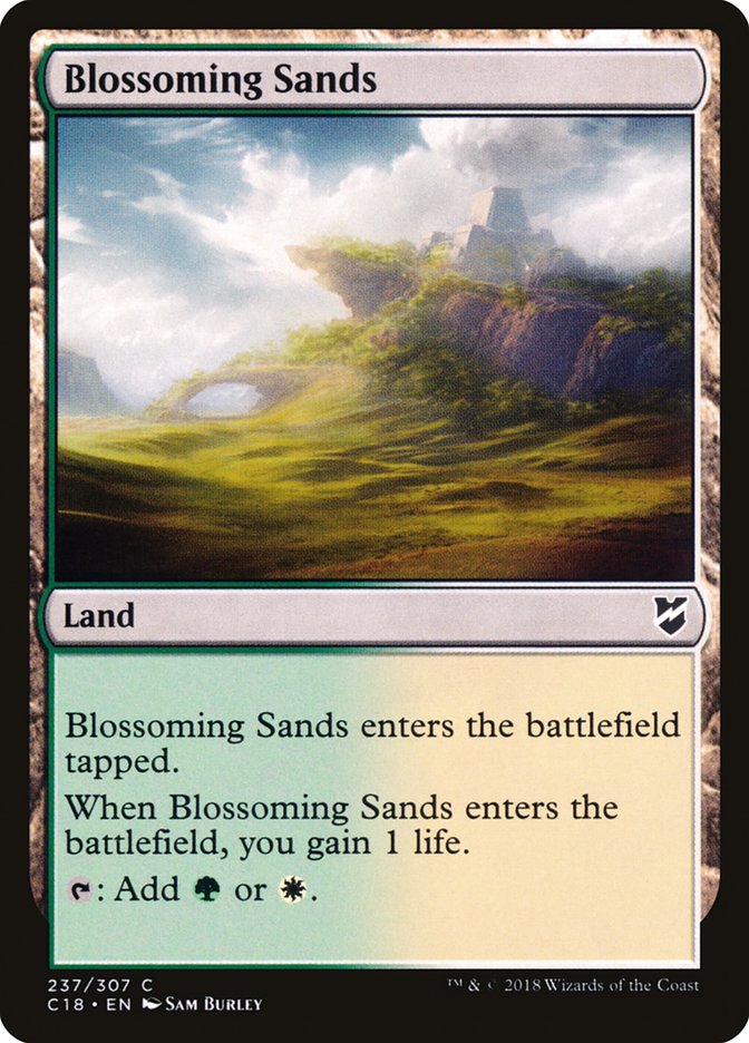 Blossoming Sands [Commander 2018] | Good Games Morley