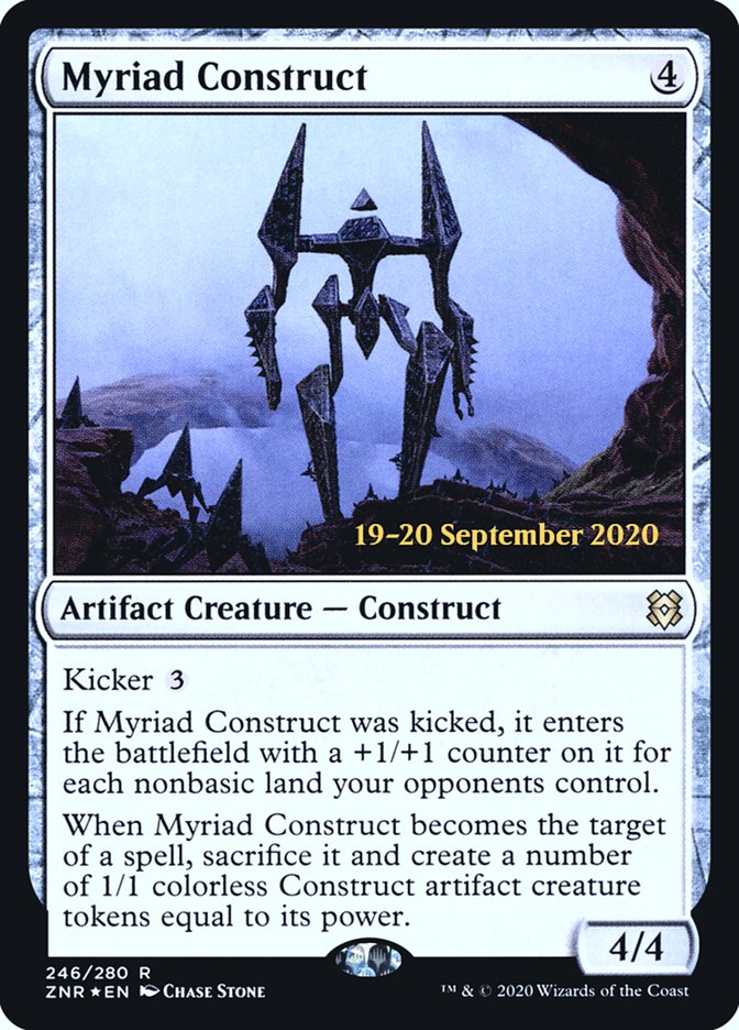 Myriad Construct [Zendikar Rising Prerelease Promos] | Good Games Morley