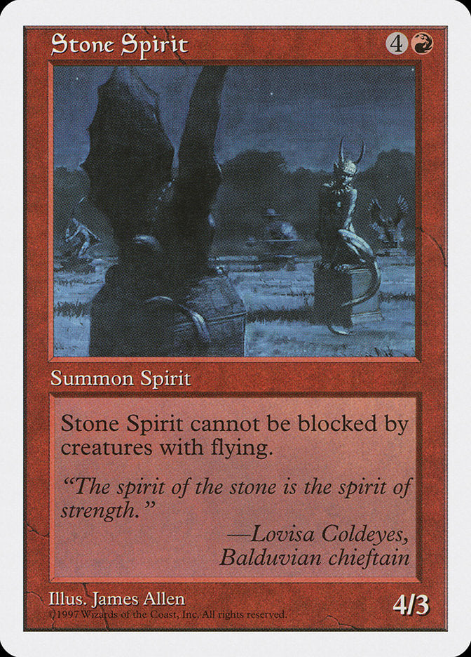 Stone Spirit [Fifth Edition] | Good Games Morley