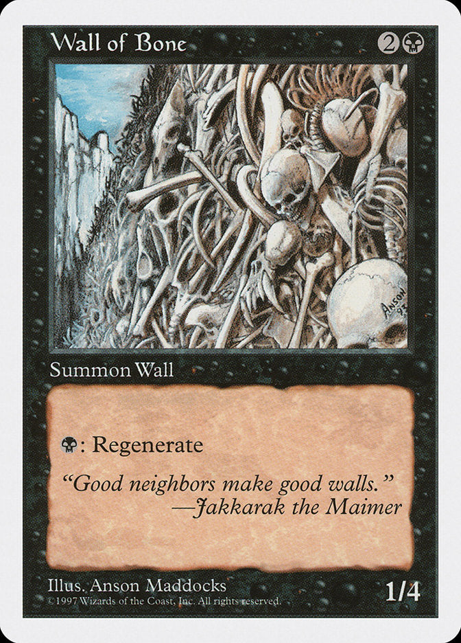 Wall of Bone [Fifth Edition] | Good Games Morley
