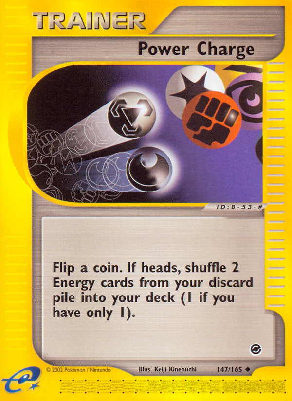 Power Charge (147/165) [Expedition: Base Set] | Good Games Morley