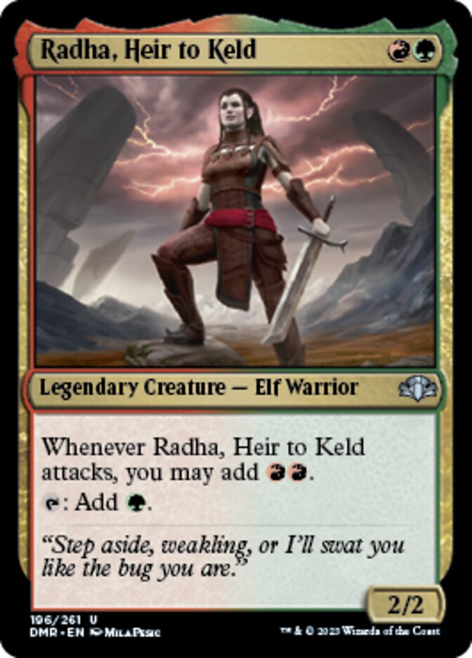 Radha, Heir to Keld [Dominaria Remastered] | Good Games Morley