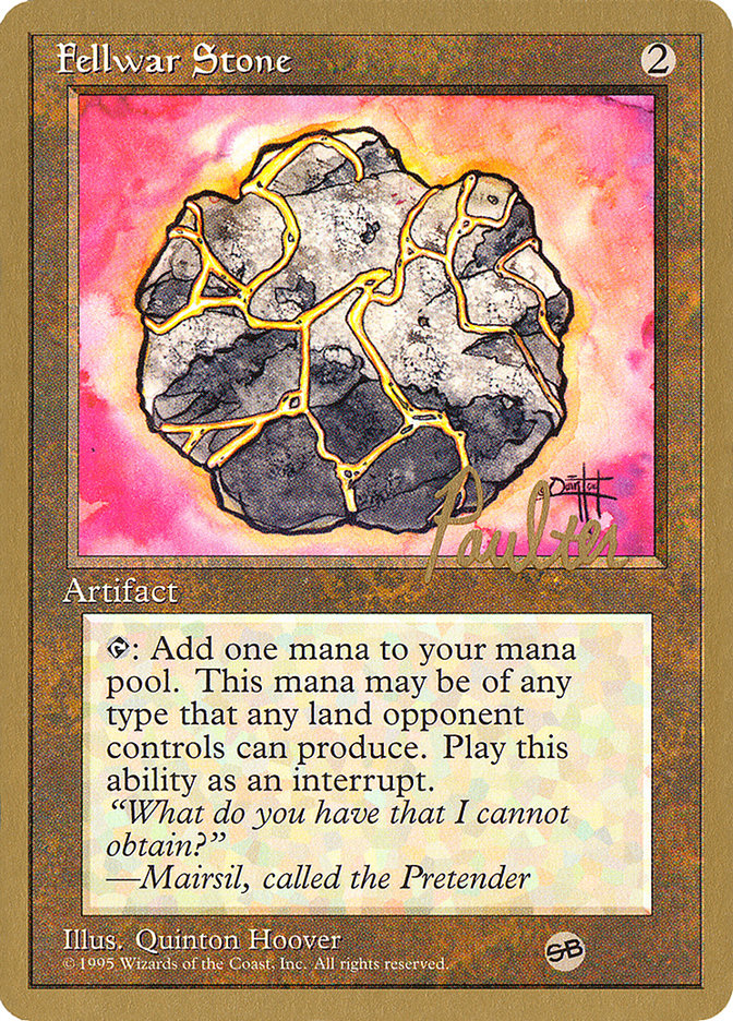 Fellwar Stone (Preston Poulter) (SB) [Pro Tour Collector Set] | Good Games Morley