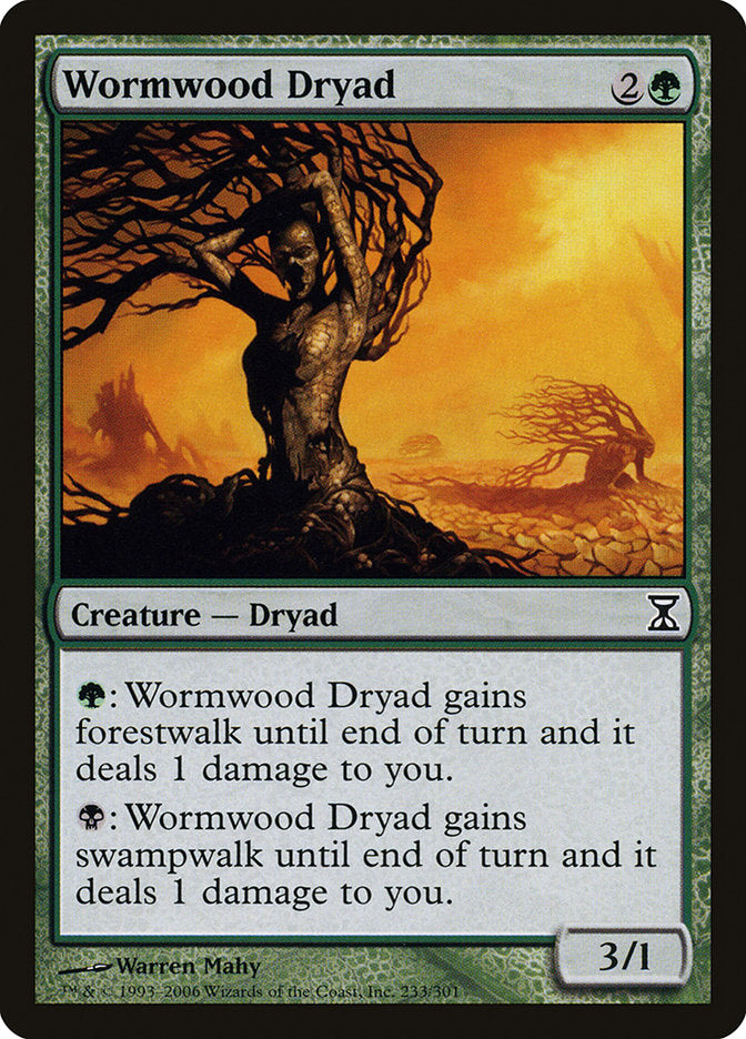 Wormwood Dryad [Time Spiral] | Good Games Morley