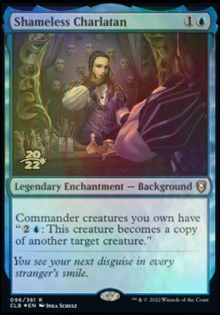 Shameless Charlatan [Commander Legends: Battle for Baldur's Gate Prerelease Promos] | Good Games Morley