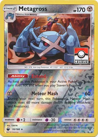 Metagross (95/168) (League Promo) [Sun & Moon: Celestial Storm] | Good Games Morley