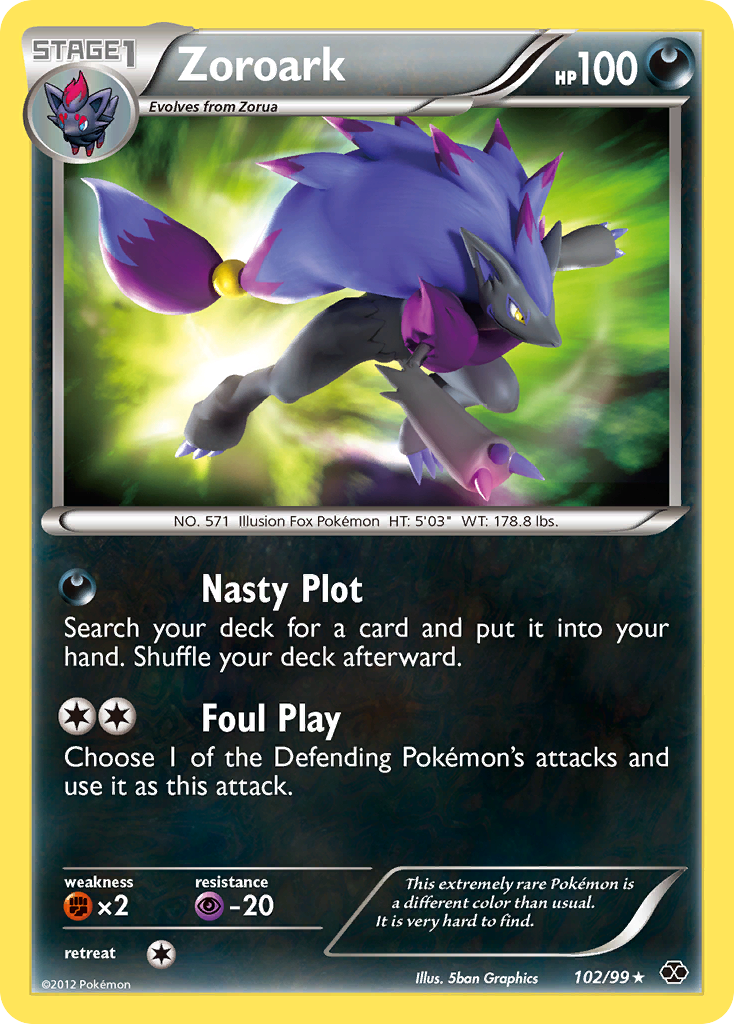 Zoroark (102/99) [Black & White: Next Destinies] | Good Games Morley