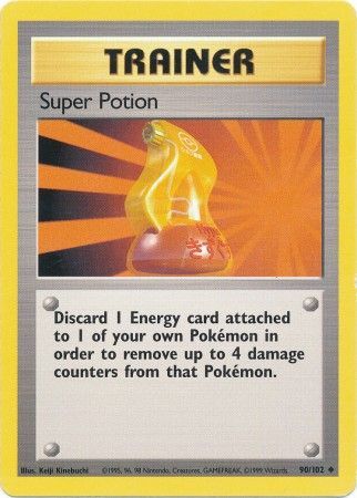 Super Potion (90/102) [Base Set Unlimited] | Good Games Morley