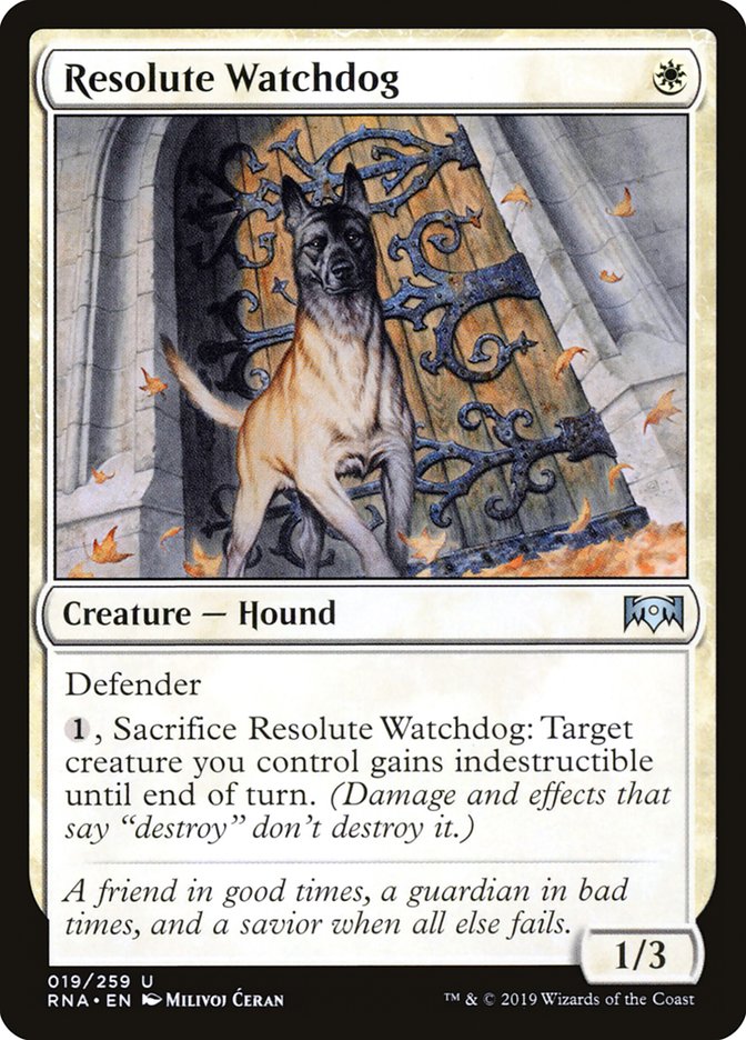 Resolute Watchdog [Ravnica Allegiance] | Good Games Morley